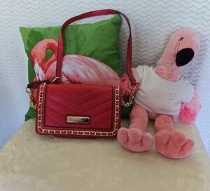 Nwot Marc New York Red Quilted Chain Shoulder Bag